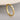 Jewelry wholesale Concise 18K Gold Plated Stainless Steel Geometric Couple Rings