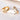 Jewelry wholesale Elegant Modern White Shell Zircon Stainless Steel Adjustable Rings