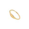 Jewelry wholesale Vintage 18K Gold Plated Stainless Steel Sun Pattern Engrave Chic Rings