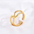Jewelry wholesale Vintage Wholesale Jewelry Stainless Steel Knot Adjustable Rings