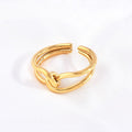 Jewelry wholesale Vintage Wholesale Jewelry Stainless Steel Knot Adjustable Rings