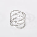 Jewelry wholesale Wholesale Fine Jewelry 18K Gold Plated Multi Wire Twine Rings