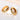 Jewelry wholesale Wholesale Stainless Steel 18K Gold Plated Rotatable Zircon Round Rings