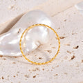 Jewelry wholesale Classic Concise Jewelry 18K Gold Plated Twist Finger Thin Ring