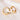 Jewelry wholesale Concise Fashion Jewelry High Polish 18K Gold Plated Arc Finger Rings