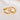 Jewelry wholesale Concise Fashion Jewelry High Polish 18K Gold Plated Arc Finger Rings