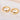 Jewelry wholesale Concise Fashion Jewelry High Polish 18K Gold Plated Arc Finger Rings