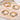 Jewelry wholesale Concise Fashion Jewelry High Polish 18K Gold Plated Arc Finger Rings