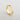 Jewelry wholesale Concise Flat Cuban NK Chain Shape 18K Gold Plated Finger Rings