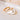 Jewelry wholesale Dainty Women Jewelry 18K Gold Plated Shell Zircon Inlay Finger Rings
