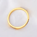 Jewelry wholesale Fashion Glossy Zircon Inlay Concise Design Jewelry Engagement Rings