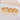 Jewelry wholesale High Quality Three Layer Twist Chain Shape 18K Gold Plated Rings
