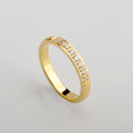 Jewelry wholesale Luxury Classic Design Jewelry 18K Gold Plated Zircons Couple Ring