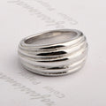 Jewelry wholesale Retro Fine Jewelry 18K Gold Plated Multilayer Coil Pattern Ring