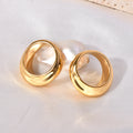 Jewelry wholesale Vintage Stainless Steel Jewelry High Polish Geometric Arc Ring