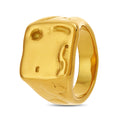Jewelry wholesale Wholesale Irregular Geometric Pattern Ring 18K Gold Plated Finger Ring