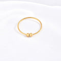 Jewelry wholesale Wholesale Jewelry High Polish Beads Ball 18K Gold Plated Ring