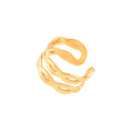 Jewelry wholesale Casual Fashion Jewelry Double Layer Twist Lines Stainless Steel Ring