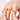 Jewelry wholesale Hot Sale Stainless Steel Jewelry Cute Colorful Double Hearts Ring