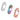 Jewelry wholesale Pop Multicolor Rotatable Ring Textured Women's Ring