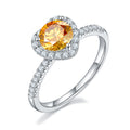 Jewelry wholesale Lover Wedding Ring Heart Shape 1ct Moissanite Stone 925 Silver Ring