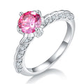 Jewelry wholesale Luxury Jewelry 1 Ct Moissanite Wedding 925 Silver Rings For Couple