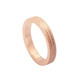 Jewelry wholesale Wholesale Stardust Triple-Groove Slim 304 Stainless Steel Band Ring – 18K Gold Plated, Waterproof