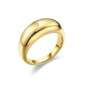 Jewelry wholesale High Quality Glossy Jewelry Stainless Steel High Polish Wide Arc Rings