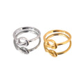 Jewelry wholesale Wholesale Concise Design Fine Jewelry Knot Shape Engagement Rings