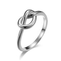 Jewelry wholesale Wholesale Concise Design Fine Jewelry Knot Shape Engagement Rings