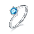 Jewelry wholesale Classic Design Heart Claw 925 Silver 0.5ct Moissanite Rings