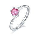 Jewelry wholesale Classic Design Heart Claw 925 Silver 0.5ct Moissanite Rings