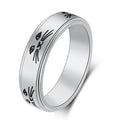 Jewelry wholesale Hot Sale Rotatable Cat Cat Face Pattern Women's Waterproof Ring