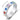 Jewelry wholesale New Arrival Cute Stainless Steel Multi Color Dogs Paw Pattern Rings