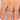Jewelry wholesale Unique Design Wholesale Fine Jewelry Full Zircon Three Layer Link Rings