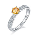 Jewelry wholesale Luxury Design 925 Silver 0.5ct Moissanite Couple Engagement Rings