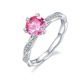Jewelry wholesale Modern 925 Silver Jewelry Brilliant Cut Hexagonal Moissanite Ring