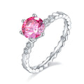 Jewelry wholesale Unique Wedding Rings 1ct D VVS Moissanite Diamond Ring For Gift
