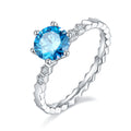 Jewelry wholesale Unique Wedding Rings 1ct D VVS Moissanite Diamond Ring For Gift