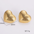 Retro 18K Gold Steel Texture Geometric Ear Studs Fashionable Personalized High Grade Leaf Sun Zircon Earrings For Women WAN4 Jewelry