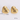 Retro 18K Gold Steel Texture Geometric Ear Studs Fashionable Personalized High Grade Leaf Sun Zircon Earrings For Women WAN4 Jewelry