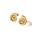 Jewelry wholesale Wholesale Spiral Vortex Design Snail Shaped Stud Earrings