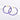 Jewelry wholesale Retro Jewelry Stainless Steel Colorful Round Bamboo Stud Hoop Earrings