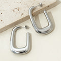 Jewelry wholesale Classic Fashion Jewelry High Polish Geometric U-Shape Stud Earrings