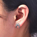 Jewelry wholesale Wholesale Sale Crescent C-Shaped Stainless Steel Earrings