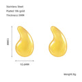 High Quality 18K Gold Drop Design Delicate Jewelry Stainless Steel Electroplated Polished for Party Gift Women's Stud Earrings WAN4 Jewelry